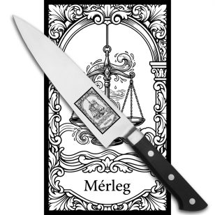   Satake Satoru Gyuto (Chef's) engraved Japanese kitchen knife HOROSCOPE LIBRA- Japanese Quality in Your Kitchen