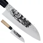 Satake Sparkling Kitty Santoku Maneki-neko