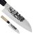 Satake Sparkling Kitty Santoku engraved Japanese kitchen knife Maneki-neko - Japanese Quality in Your Kitchen