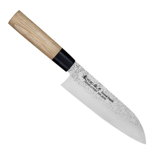 Satake Nashiji Natural Santoku Japanisches Kochmesser 17 cm - Japanische Qualität für die Küche