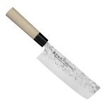 Satake Nashiji Nakiri Japanese Kitchen Knife 16 cm - Japanese Quality in Your Kitchen