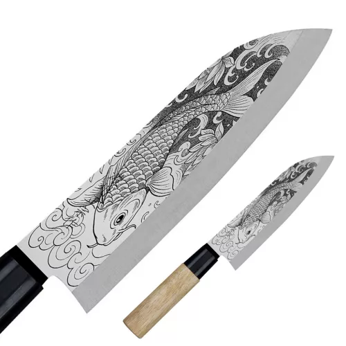Satake 801-614 japan santoku konyhakes