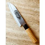 Satake Megumi Santoku gravírozott japán konyhakés Anyai szeretet - Japán minőség a konyhában 