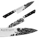 Satake Satoru Gyuto (Chef's) engraved Japanese kitchen knife Dragon - Japanese Quality in Your Kitchen