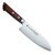 Satake Noushu Masamune Saku Shirogami 17 cm Santoku Chef's Knife with Mahogany Handle – Japanese Quality in the Kitchen