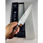 Satake Noushu Masamune Saku Shirogami 21 cm Gyuto Chef's Knife with Mahogany Handle - Japanese Quality in Your Kitchen