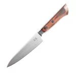 Satake Noushu Masamune Saku Shirogami 12 cm Universal Japanese Kitchen Knife with Mahogany Handle - Japanese Quality in the Kitchen