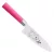 Satake Sword Smith Macaron Santoku Japán rozsdamentes konyhakés 58 HRC, 17 cm, polipropilén markolat, Kiscica pillangóval lézergravír mintázat 