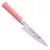 Satake Sword Smith Macaron Japán rozsdamentes univerzális konyhakés 58 HRC, 12 cm, polipropilén markolat Kiscica pillangóval lézergravír mintázat
