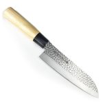 Satake Megumi Tsuchime Santoku Japanese Kitchen Knife 17 cm - Japanese quality in the kitchen