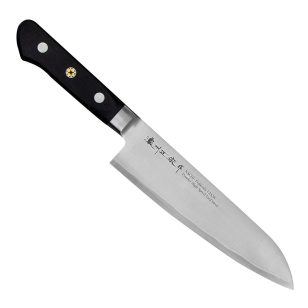   Satake FAX-38 Oțel premium pentru metalurgie a pulberilor Santoku cuțit 18 cm - Calitate japoneză în bucătărie