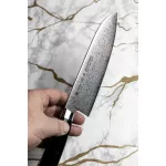 Satake Unique Sai Japanisches Damaszener Santoku Messer 17 cm - Japanische Qualität für die Küche