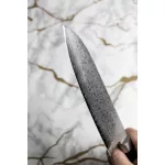 Satake Unique Sai Japanisches Damaszener Santoku Messer 17 cm - Japanische Qualität für die Küche