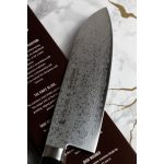 Satake Unique Sai cuțit japonez damasc Santoku 17cm - Calitate japoneză în bucătărie