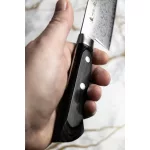 Satake Unique Sai Japanisches Damaszener Santoku Messer 17 cm - Japanische Qualität für die Küche