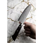 Satake Unique Sai Japanisches Damaszener Santoku Messer 17 cm - Japanische Qualität für die Küche