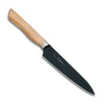 Satake Via Kitchen Japanese utility knife with ash wood handle – Japanese quality in the kitchen