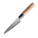 Satake Noushu Masamune Saku Universal-Küchenmesser, 12 cm, mit Walnuss-Griff – Japanische Qualität in der Küche