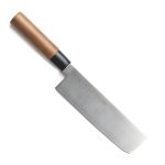 Satake Noushu Masamune Saku Nakiri kitchen knife with AUS-8A blade and walnut handle - Japanese quality in the kitchen