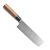 Satake Noushu Masamune Saku Nakiri kitchen knife with AUS-8A blade and walnut handle - Japanese quality in the kitchen