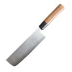 Cuțit de bucătărie Satake Noushu Masamune Saku Nakiri cu lamă AUS-8A și mâner din nuc - calitate japoneză în bucătărie