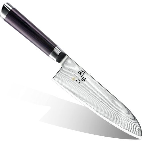 Kai Seki Magoroku Damascus Santoku Japanese Quality Kitchen Knife 16.5 cm