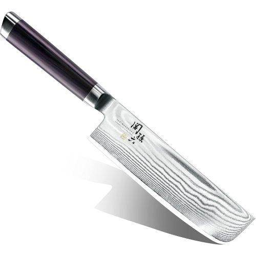 Kai Seki Magoroku Damast Nakiri Japanisches Qualitätsküchenmesser 16,5 cm