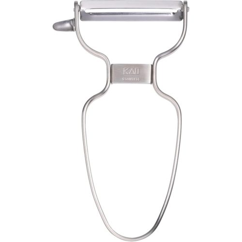 Kai KITCHEN DH8009 Japanese Stainless Steel Peeler – With Comfortable Grip and Potato Sprout Remover