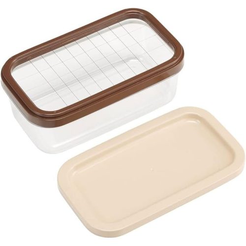 Kai DL7038 Japanische Butterdose mit Schneider – Zum Schneiden in 5g-Portionen und zur Aufbewahrung