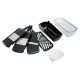 Shimomura Kogyo Pro Grade PGS-05 Japanese Multi-Functional Vegetable Slicer and Grater Set – Slicing, Shredding, Grating