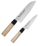 Satake Nashiji duo Japanese Knife Set - In the Spirit of Minimalist Kitchen Art